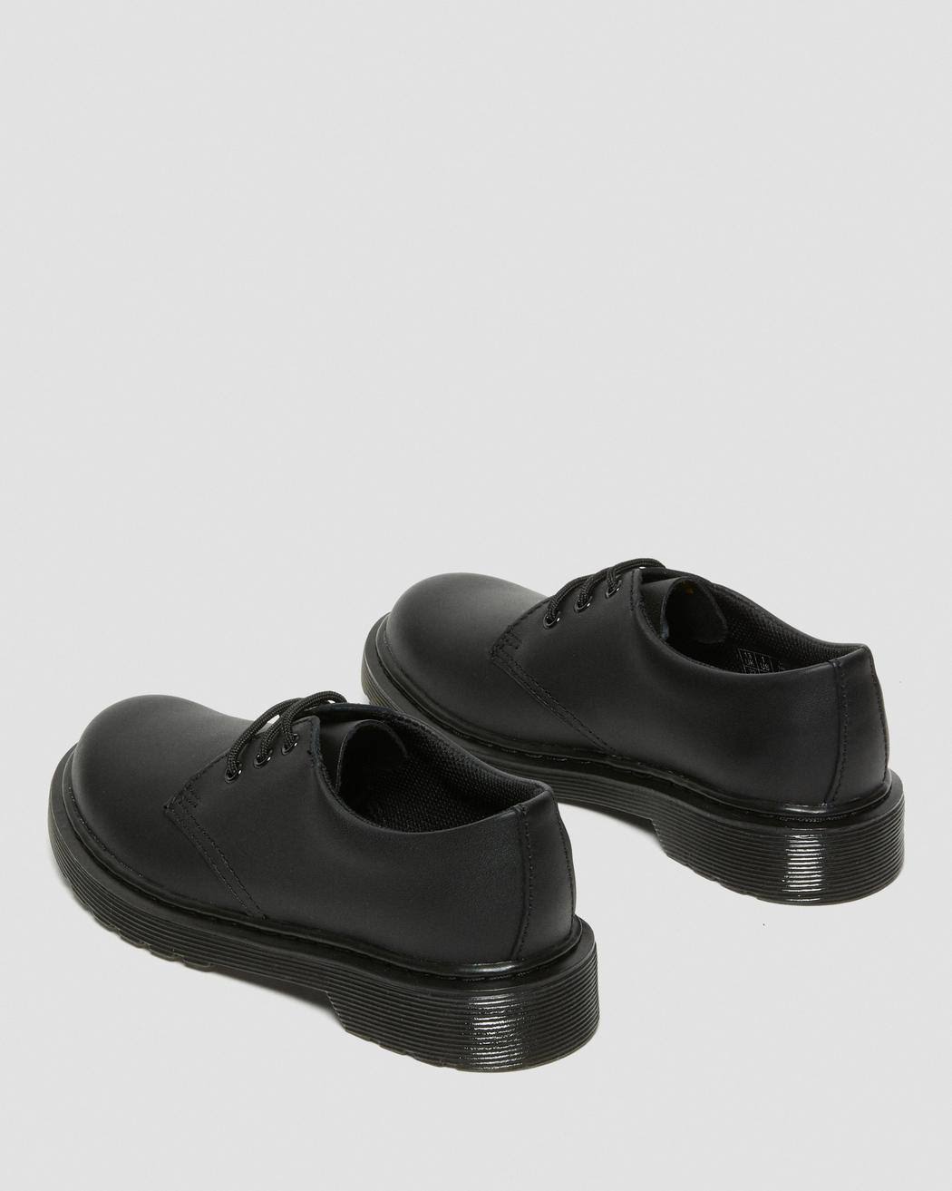Dr Martens 1461 Mono Kid's Shoes - Black Softy T