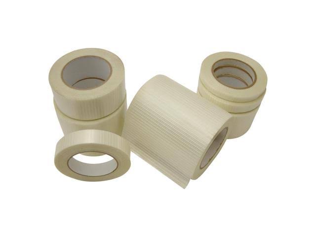 JVCC 762-BD Bi-Directional Filament Strapping Tape: 6 in. x 60 yds. (Natural)