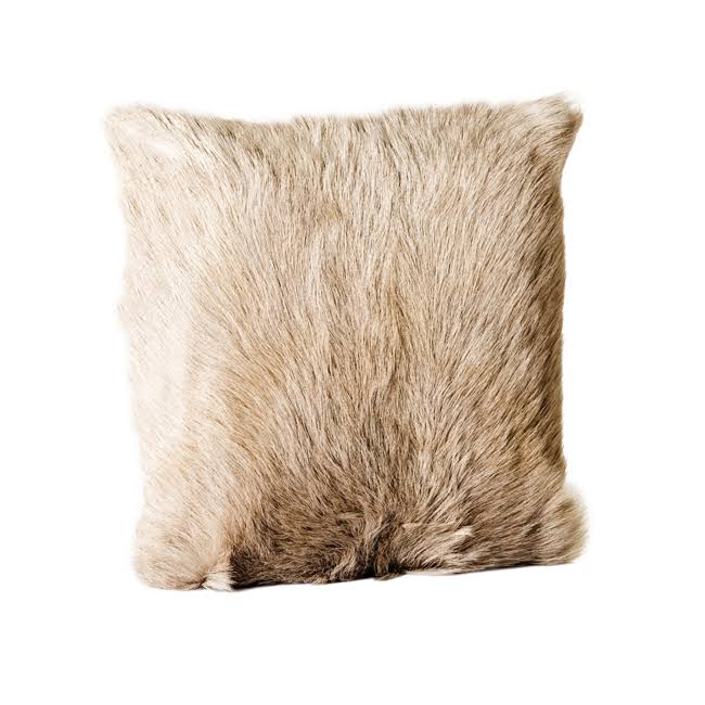 Moe's Home Collection Goat Fur Pillow - Natural