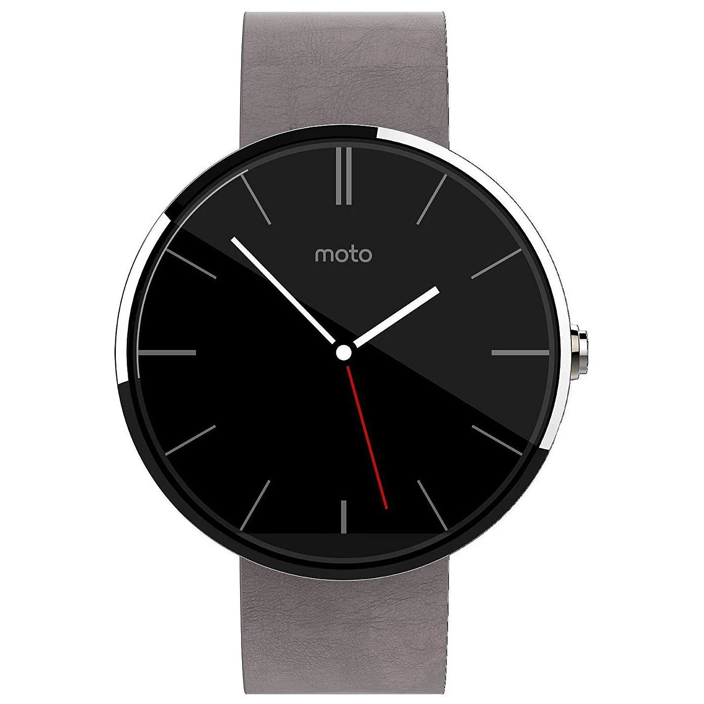Motorola Moto 360 Stone Leather Smart Watch
