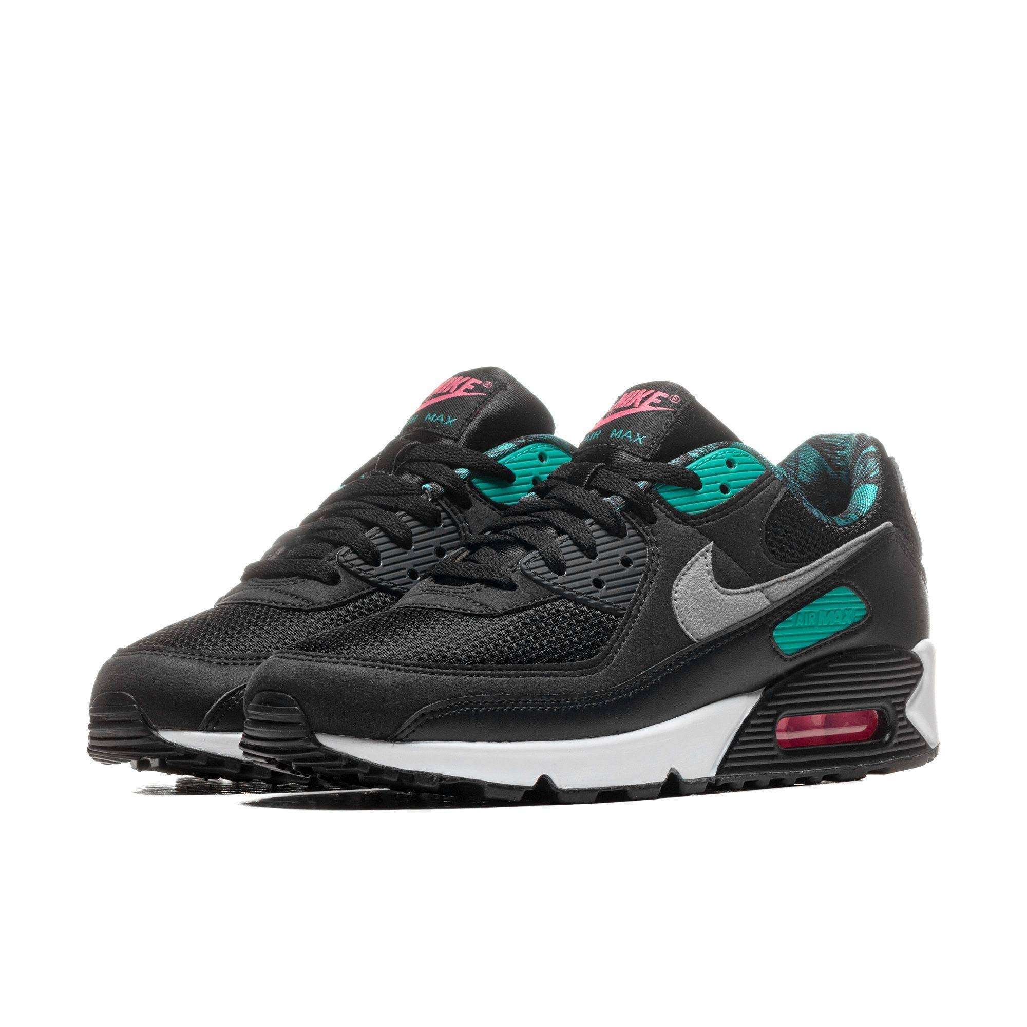 Nike Air Max 90 FC Barcelona Shoes, Men&s, Black/Grey/Green