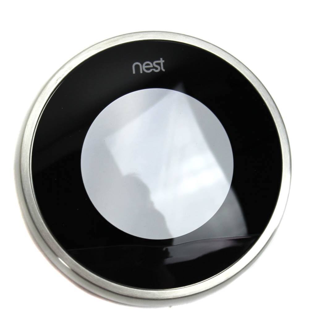 Nest Learning Thermostat, 2nd Generation, Works with Alexa, Silver
