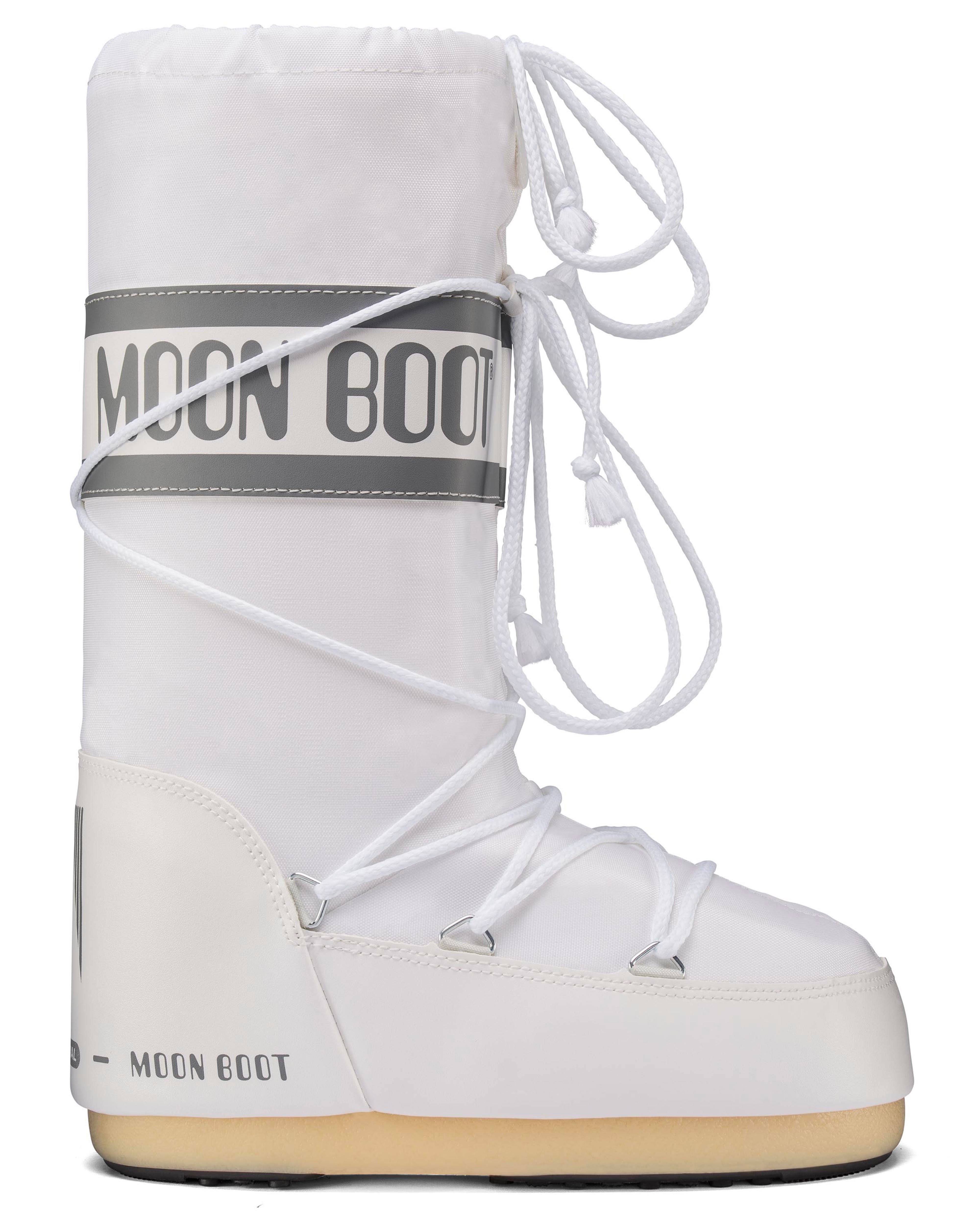 Moon Boot Nylon Womens Boots - White
