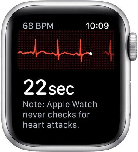 Apple Watch Series 5 - 40mm - GPS - Silver Aluminum Case - White Sport Band