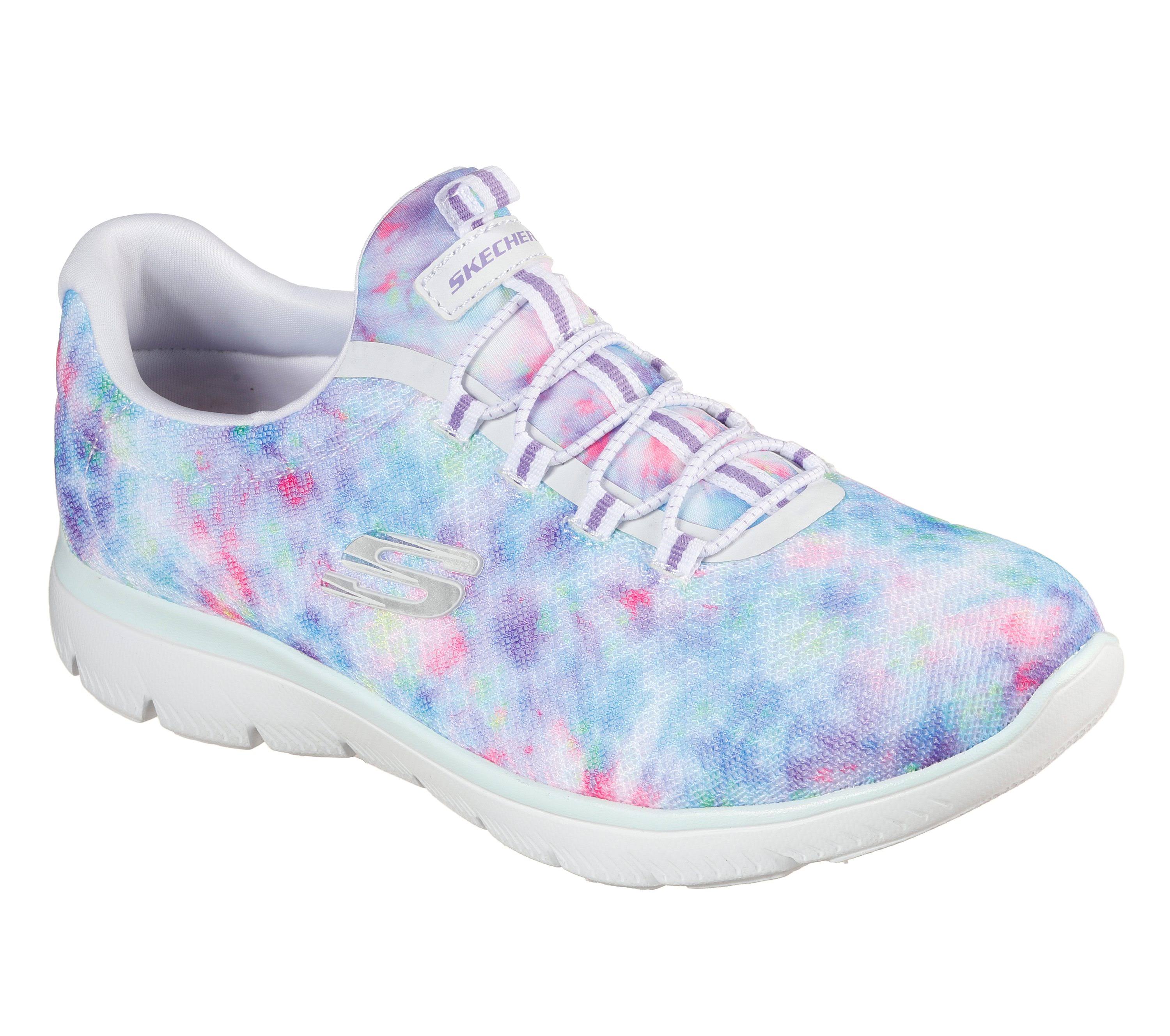 Skechers Summits Looking Groovy Women's Shoes, Size: 8.5 Wide, White