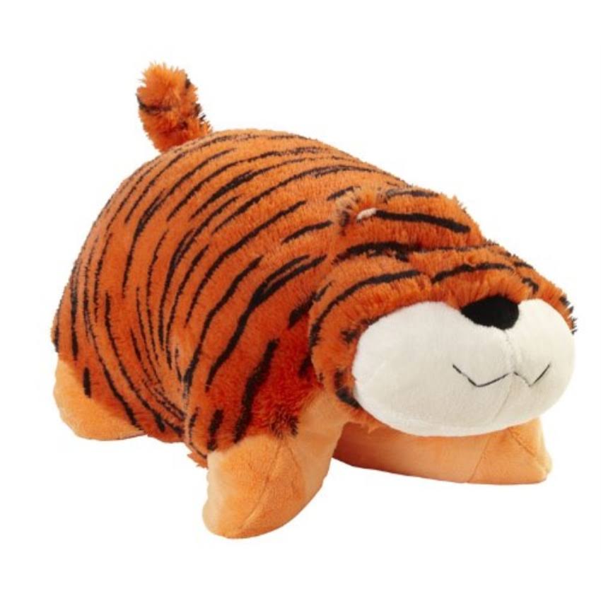 My Pillow Pets Large 18x22 Square Mr Tiger Plush Pillow