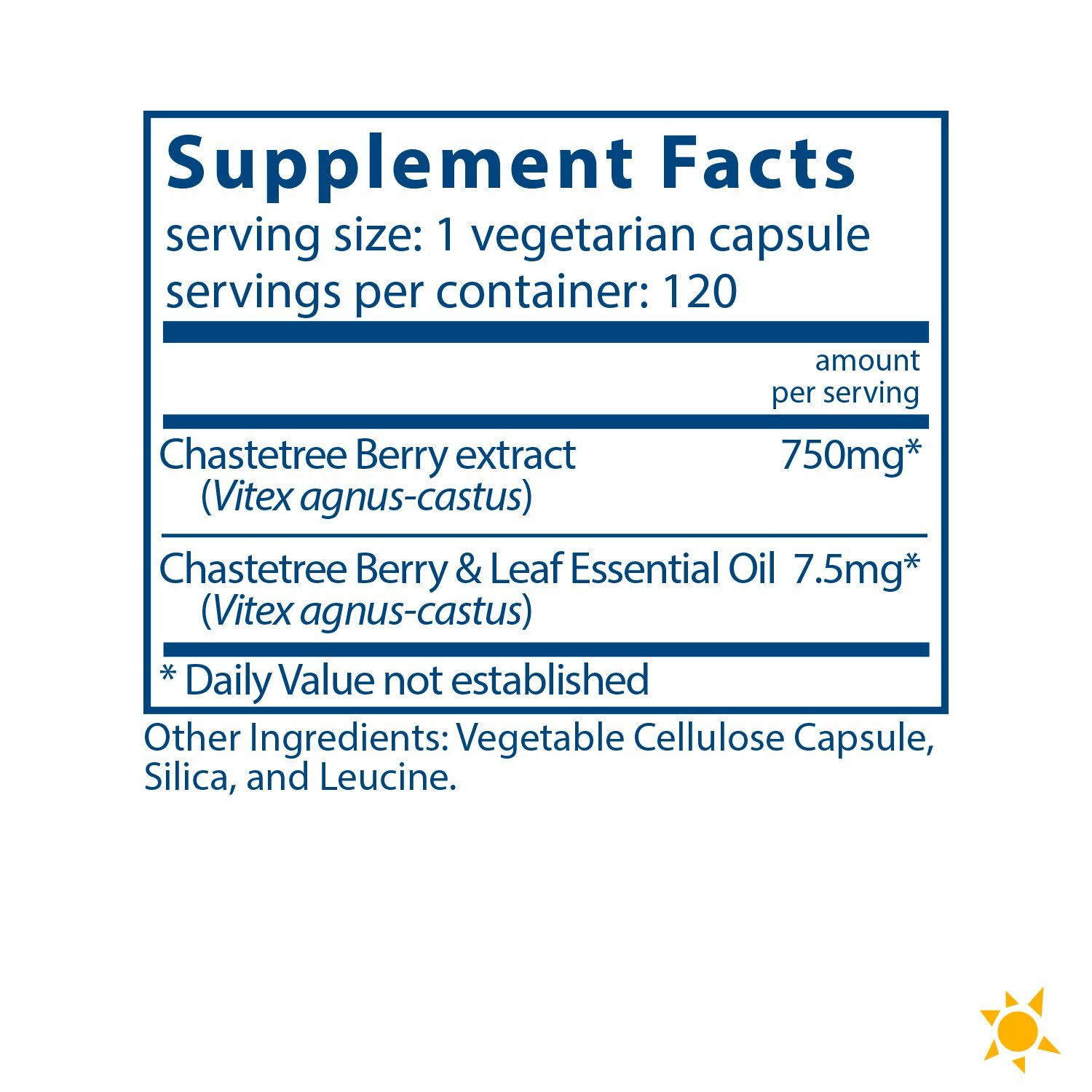 Vital Nutrients Vitex 750 - 120 Capsules