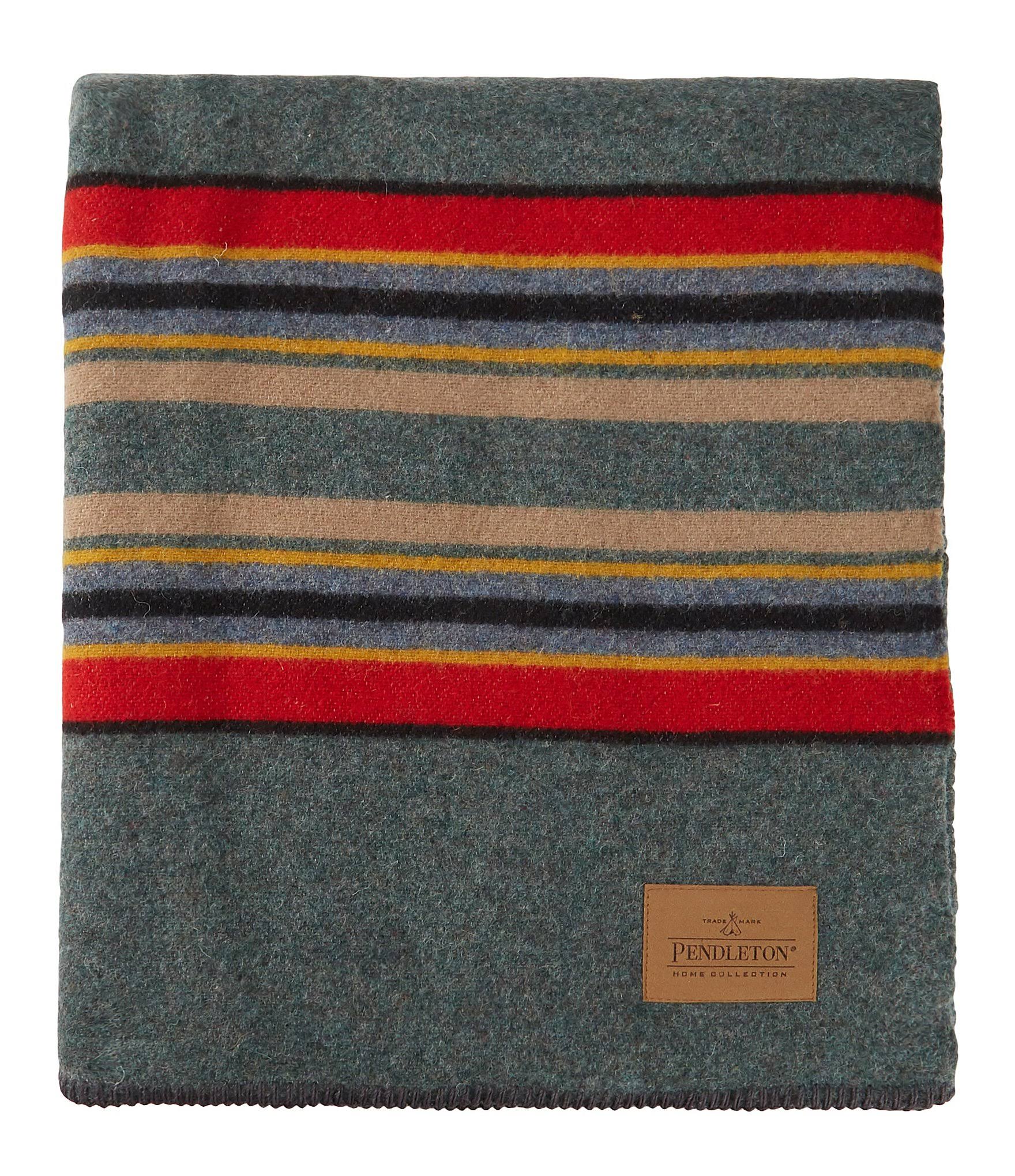 Pendleton Yakima Camp Blanket Green Heather, Twin