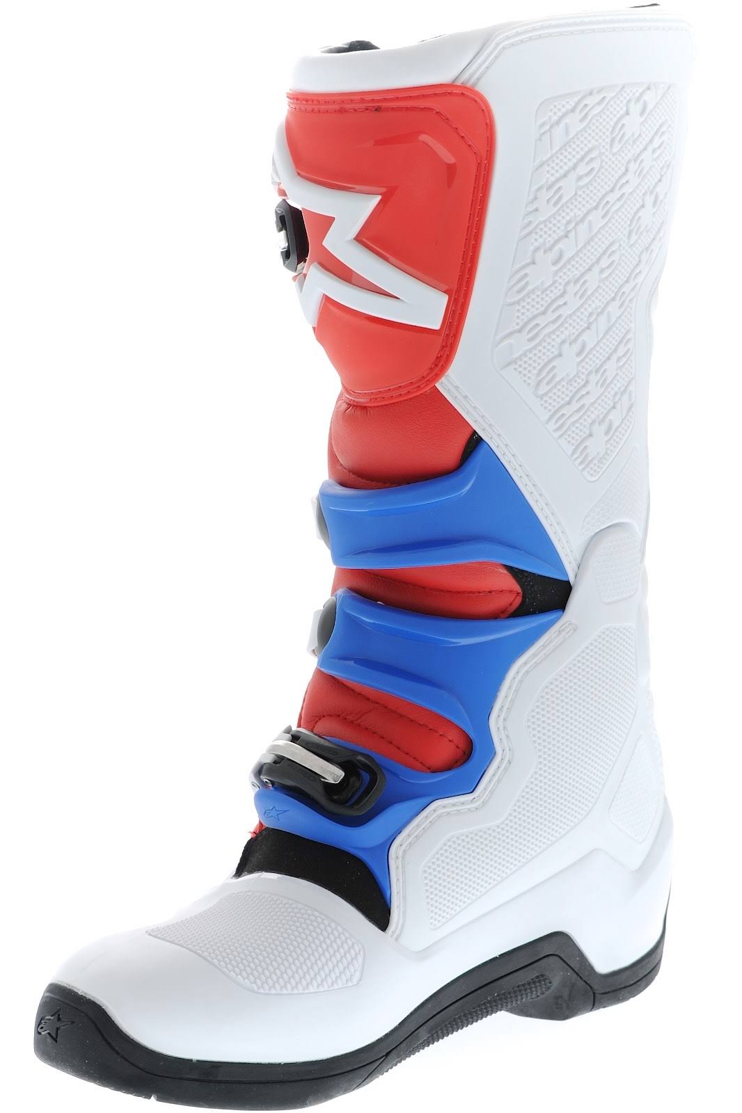 Alpinestars Tech 5 Boots - White/Red/Blue - 10
