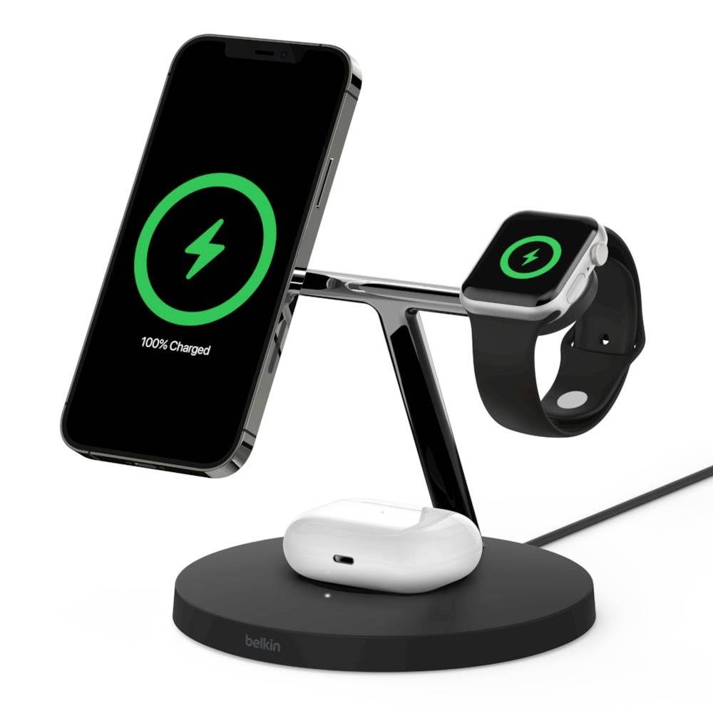 Belkin BOOST CHARGE PRO MagSafe 3-in-1 Wireless charging stand