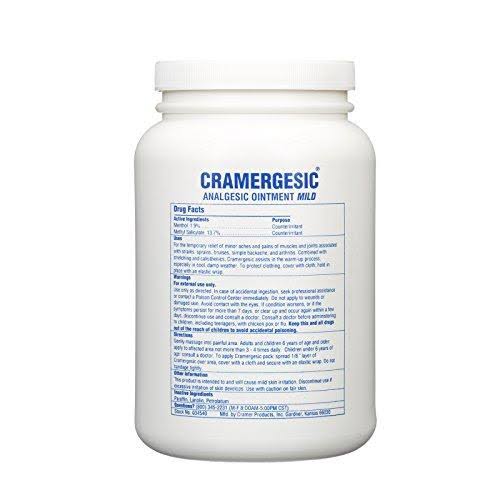 Cramer Cramergesic Analgesic Ointment - 5 lb Jar