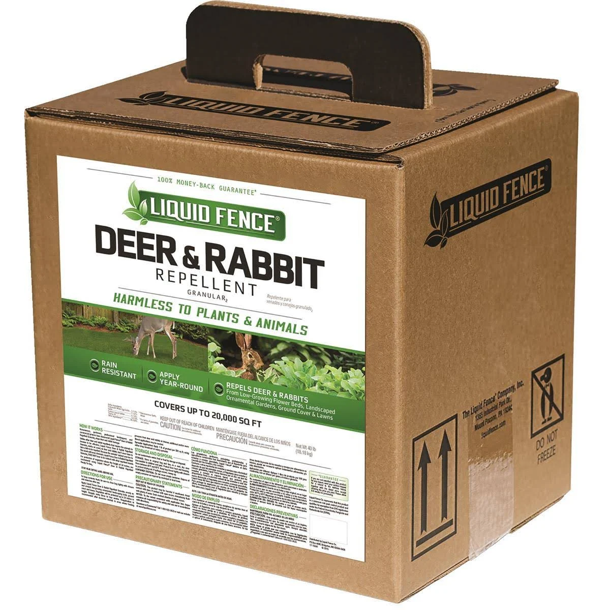Liquid Fence Deer and Rabbit Repellent Granular 40-Pound