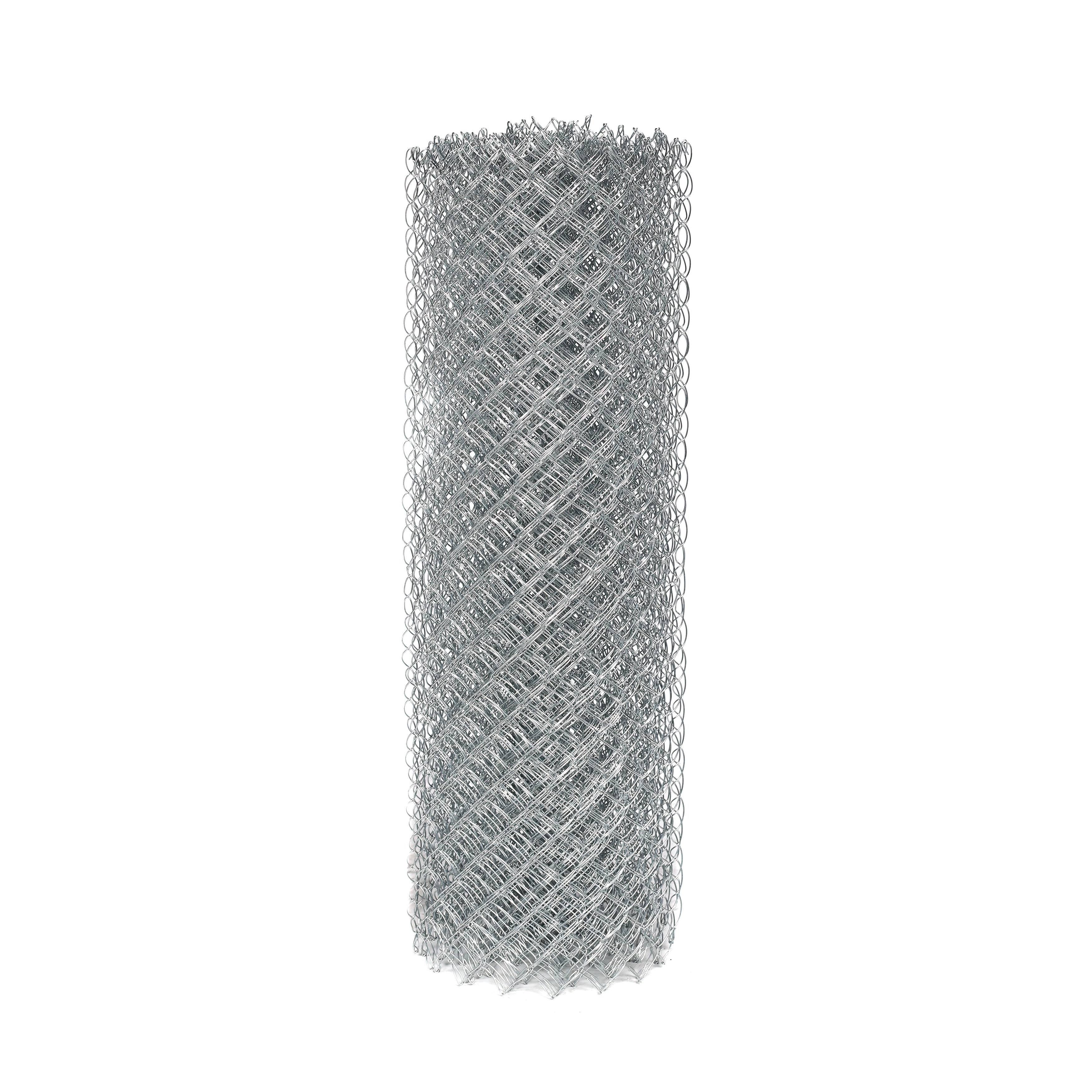 Aleko Galvanized Steel Chain Link Fence 5x50 Feet Complete Kit
