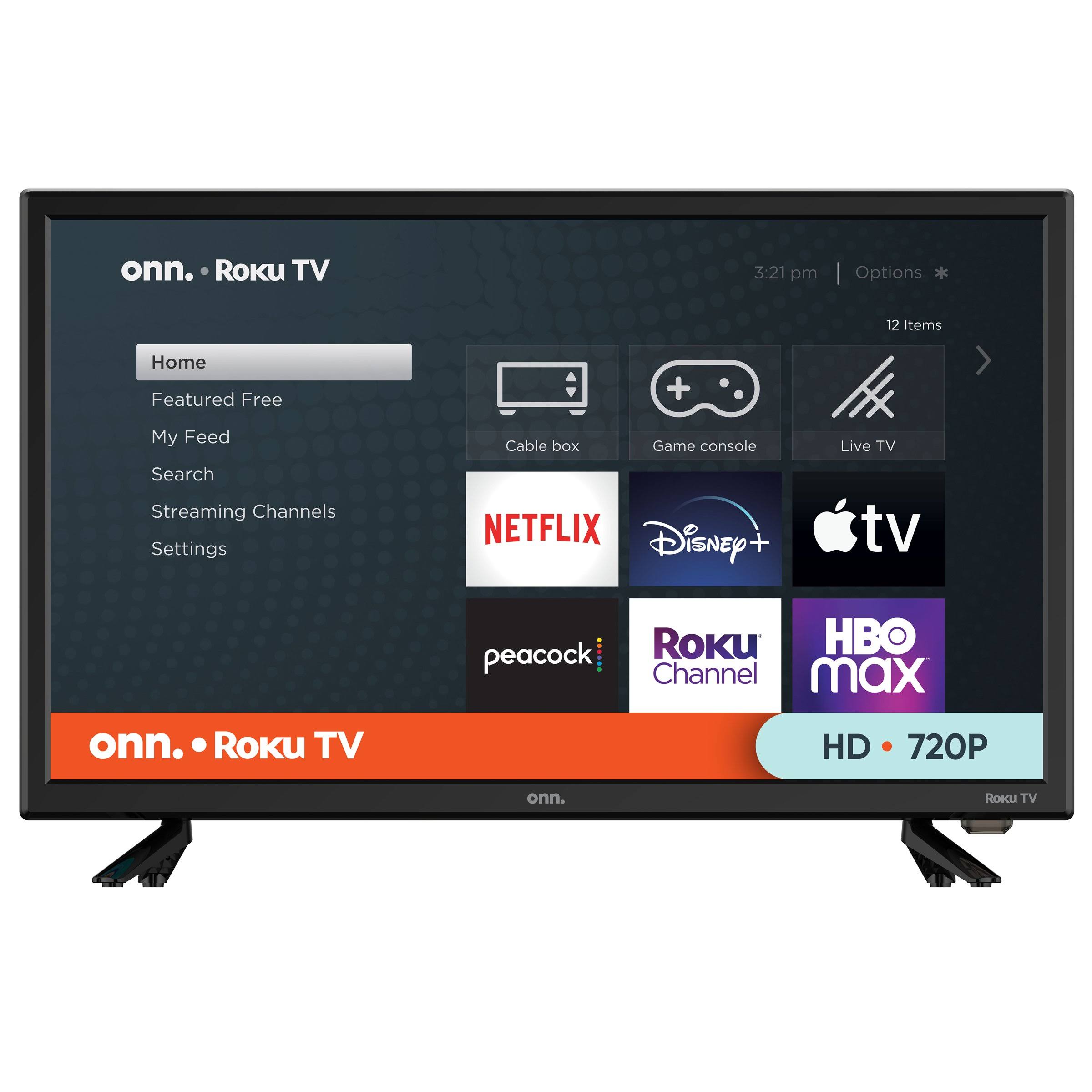 Onn. 24x22 Class 720p HD LED Roku Smart TV (100012590)