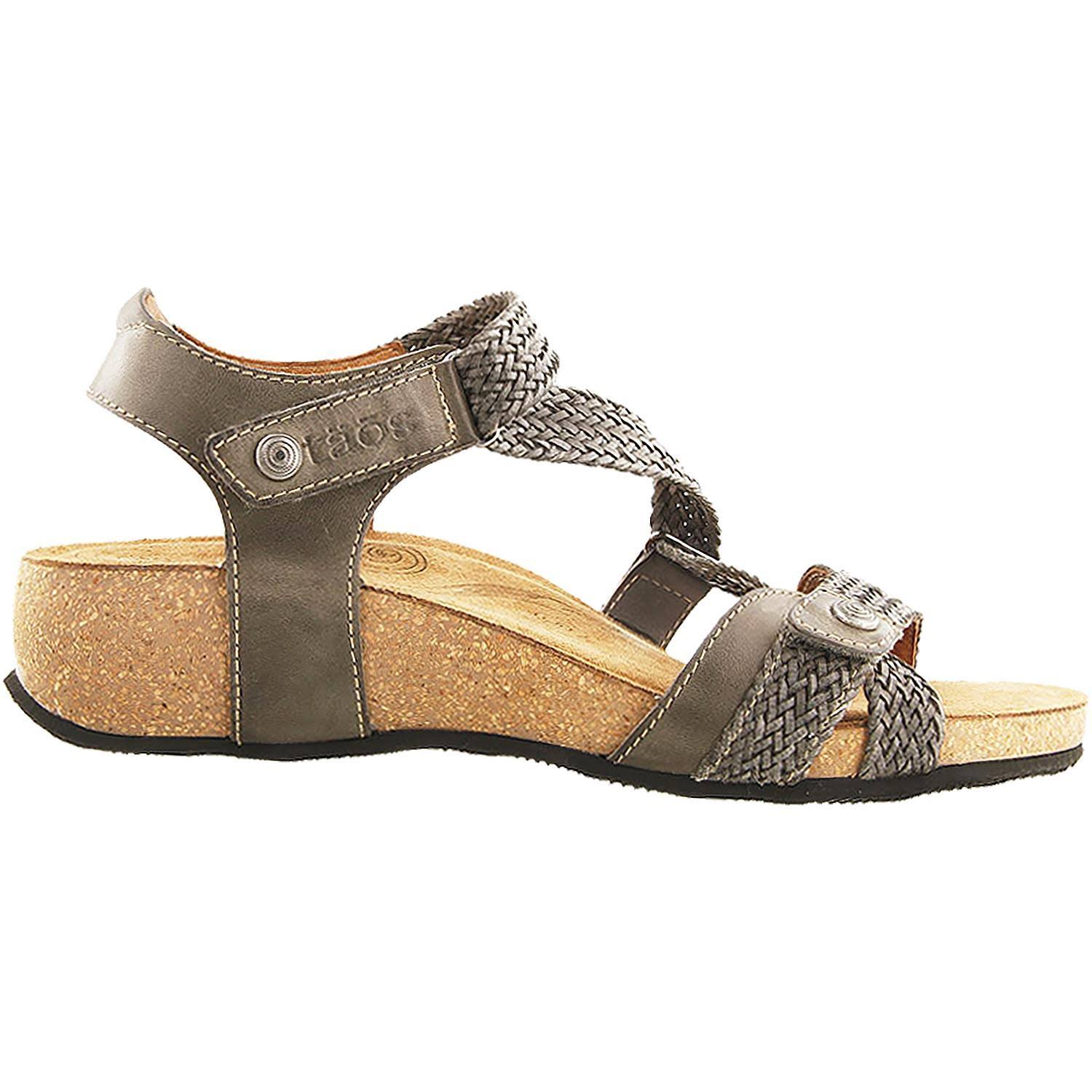 Women's Taos Trulie Dark Grey Leather Size 39 Wide