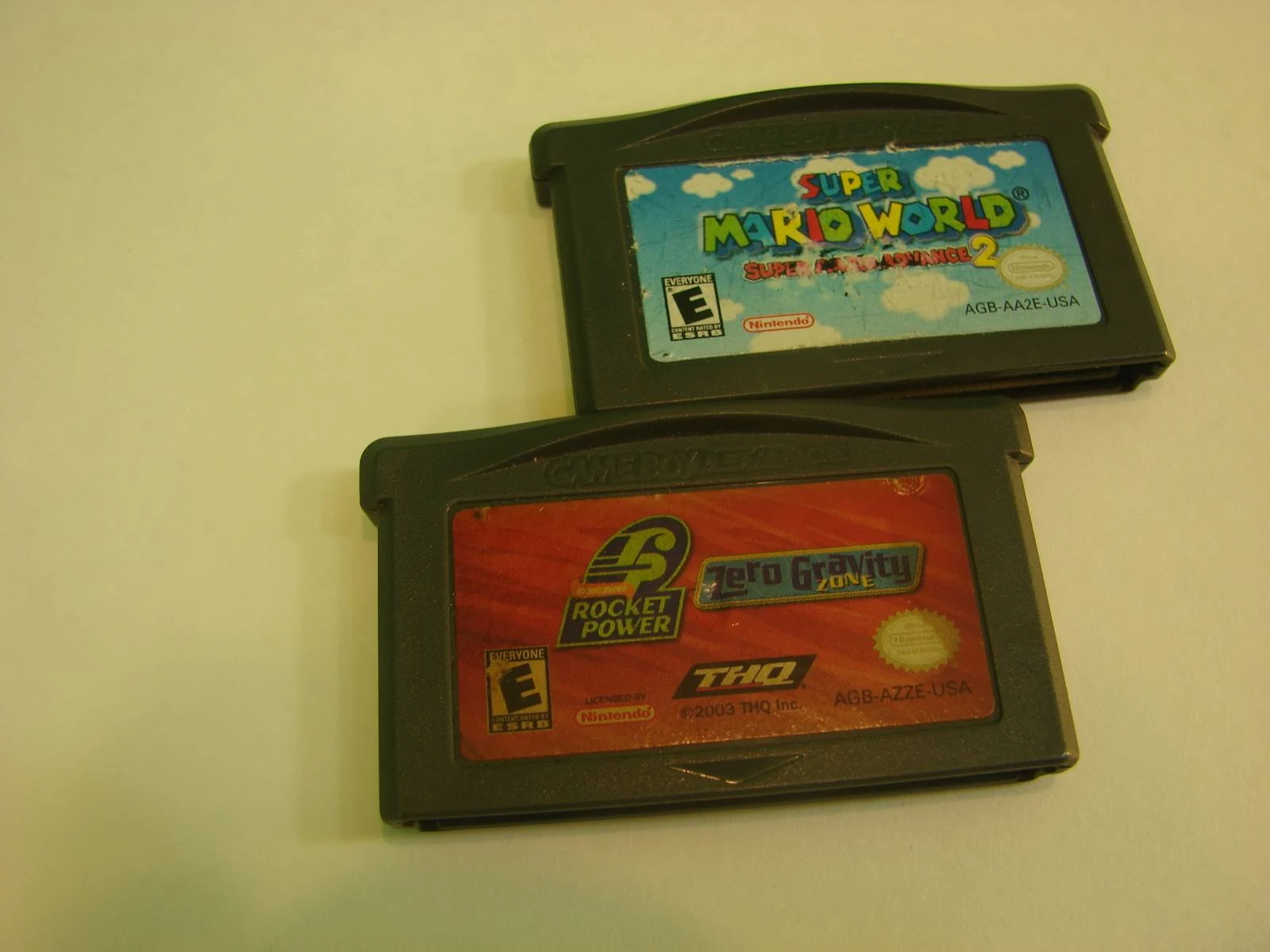 Nintendo Gameboy Advance AGB-001 with Super Mario World and 3 Other Games Tested