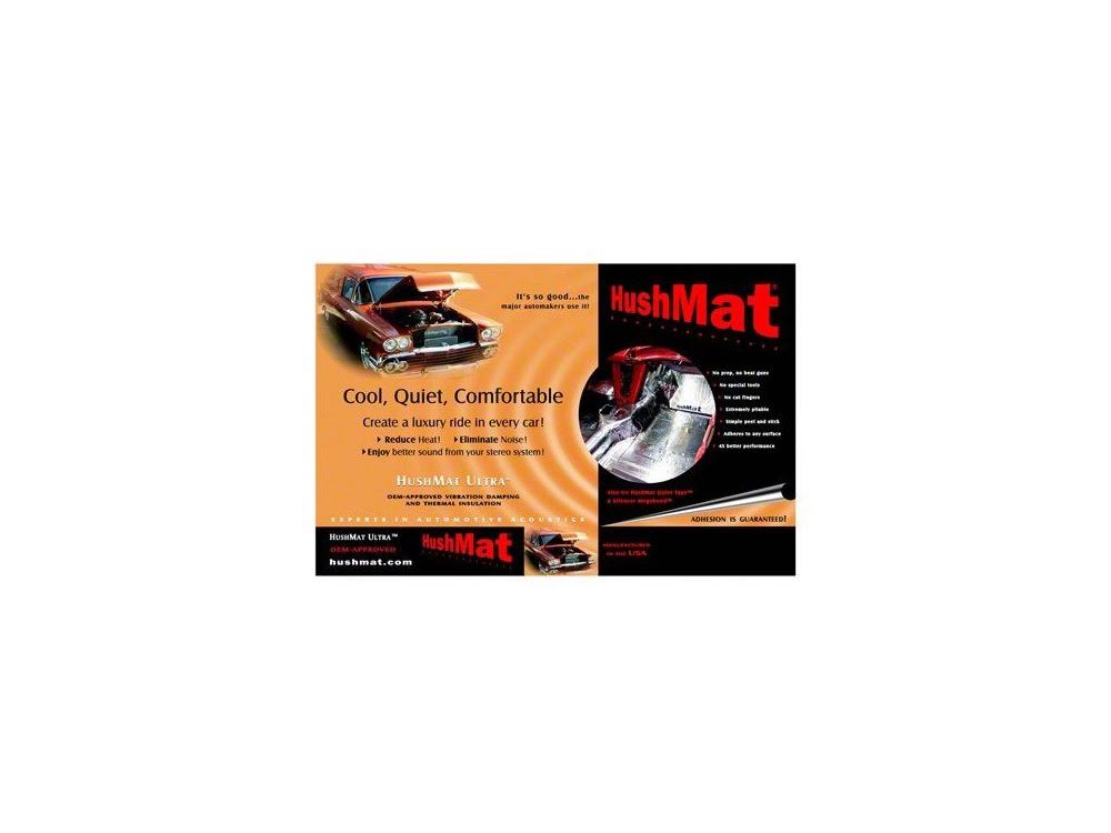 Hushmat 10400 Floor/Dash Kit Black; 20 Sheets; 12 in. x 23 in.; 38.75