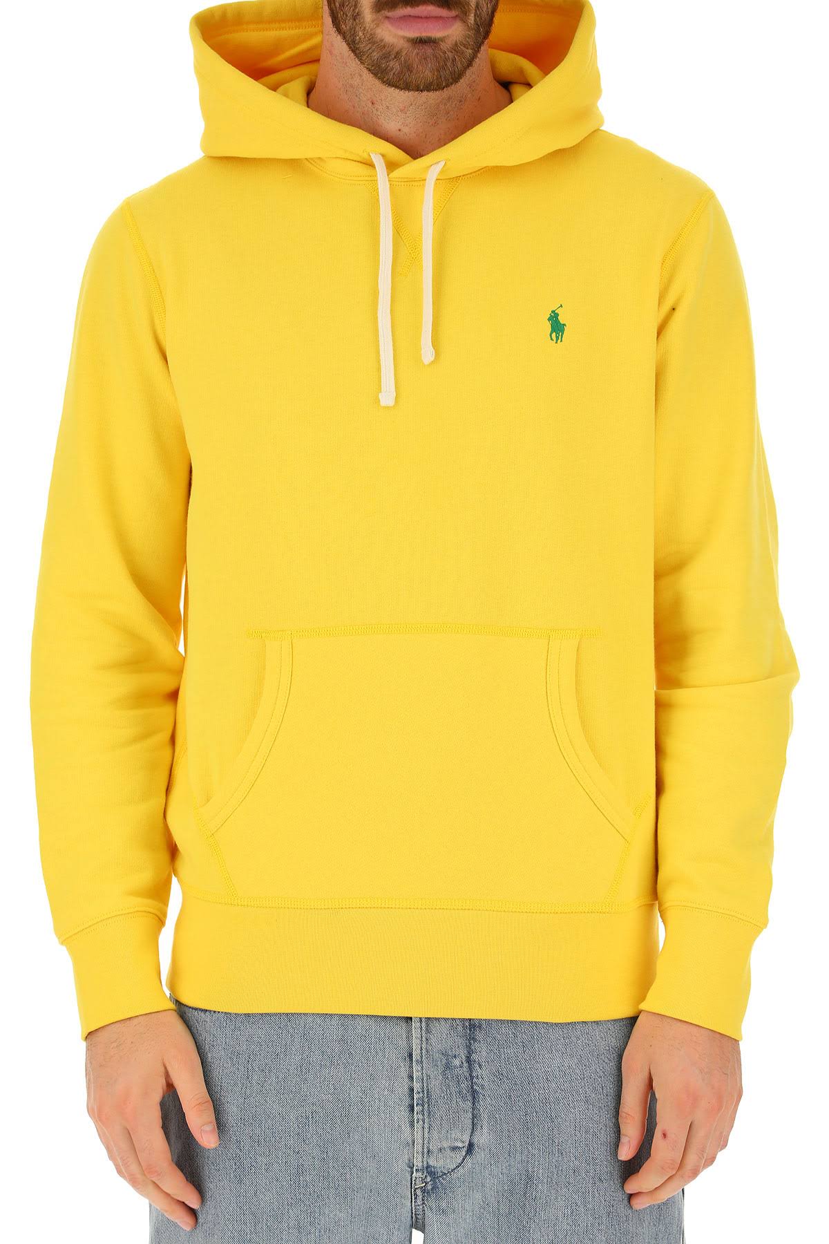Polo Ralph Lauren Logo Hoodie Yellow