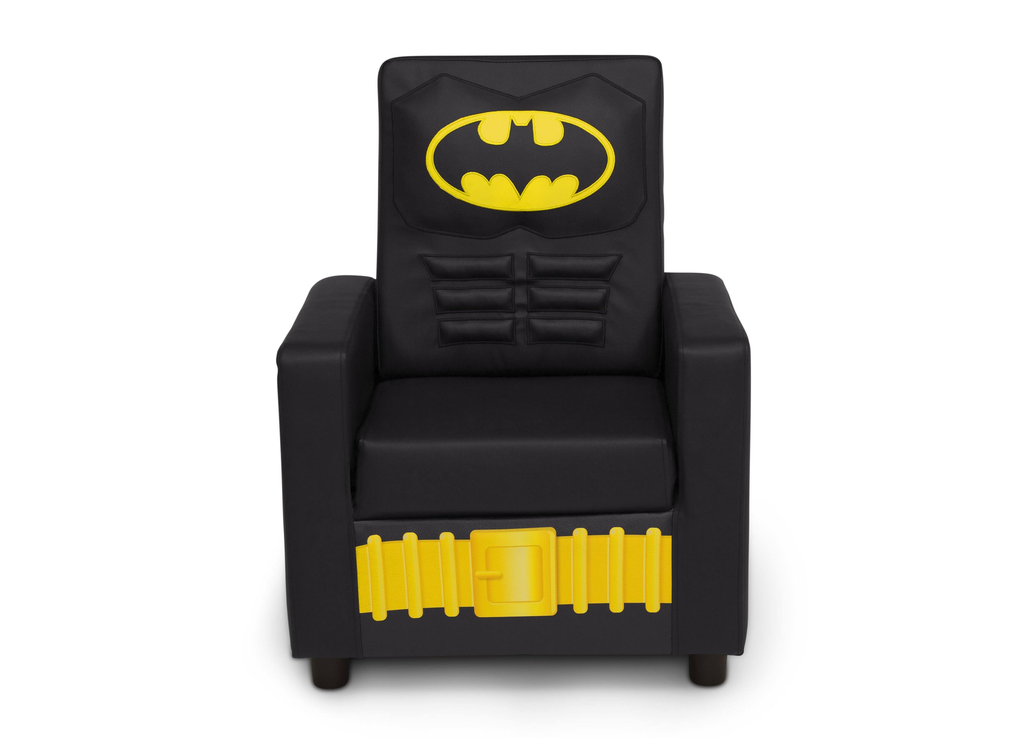 DC Comics Batman Youth High Back Upholstered Chair, Black