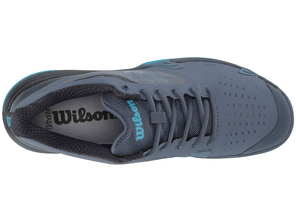 Wilson Men's Rush Pro 2.5 Tennis Shoes (Flint Stone/Ebony/Ultra Blue)