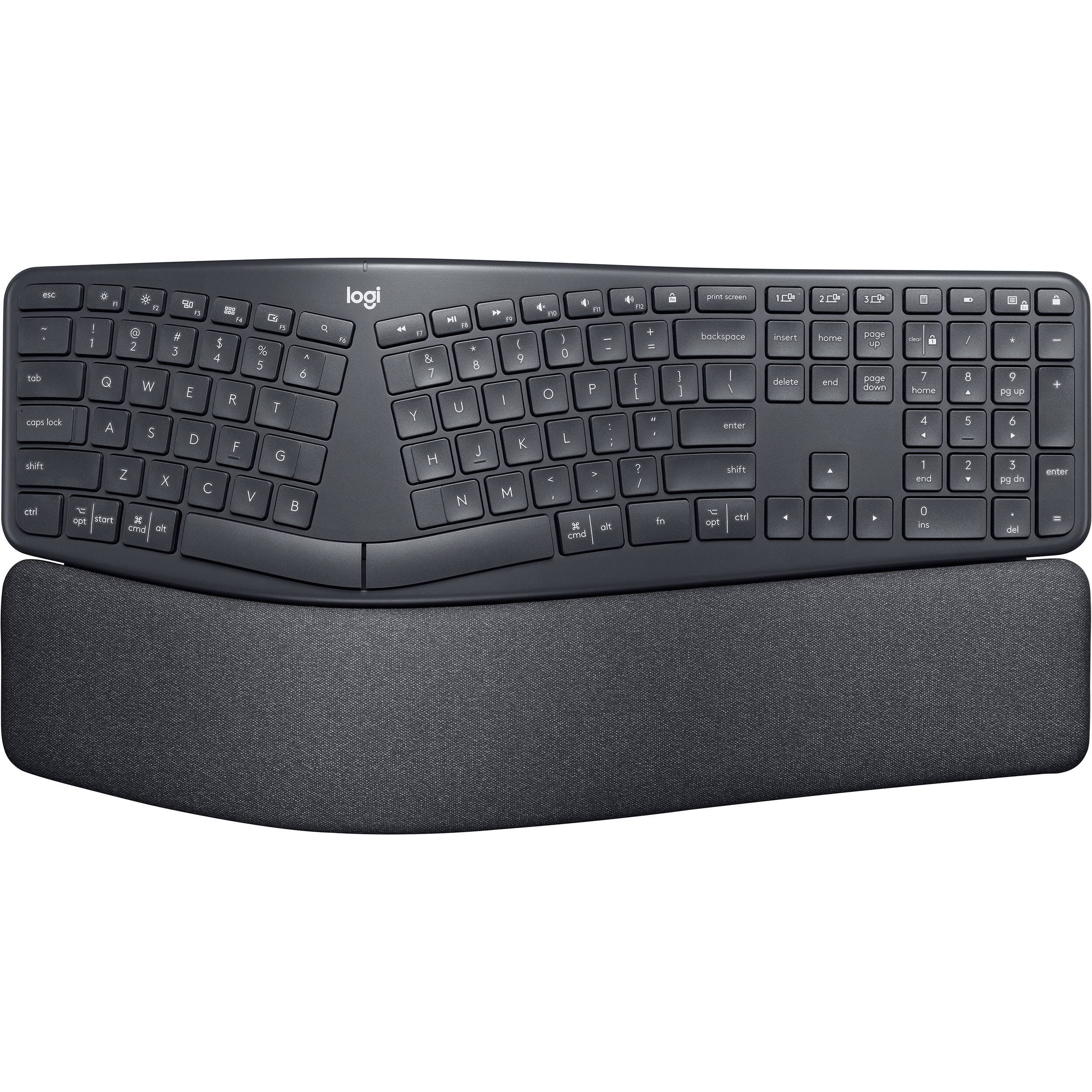 Logitech ERGO K860 Ergonomic Split Wireless 2.4 GHz-Bluetooth 5.0 Keyboard