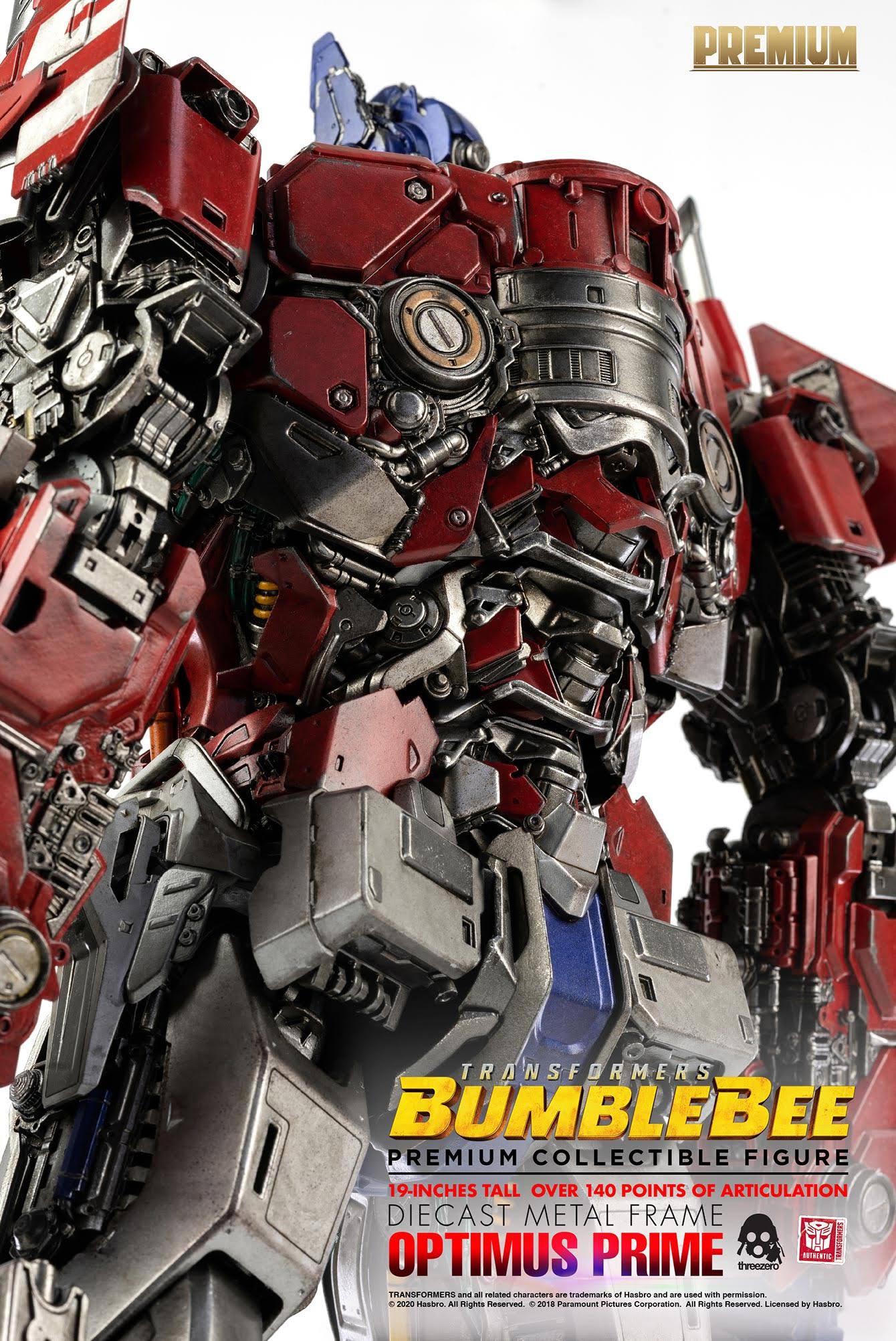 Transformers Bumblebee Optimus Prime Premium Scale Figure