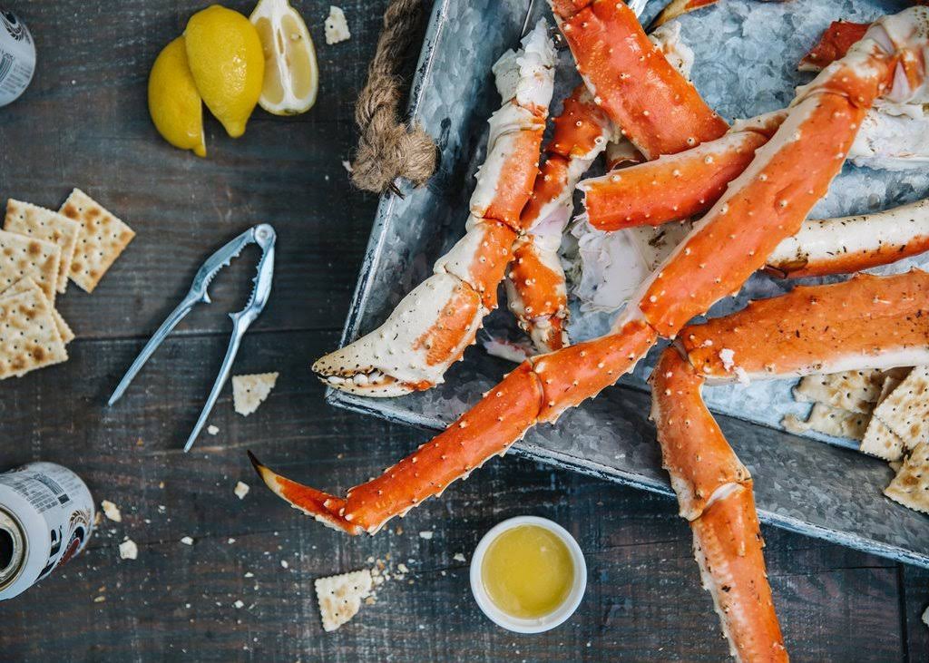 Alaskan Colossal Red King Crab Legs: 3 Lbs- Free Overnight Shipping Monday-Thursday
