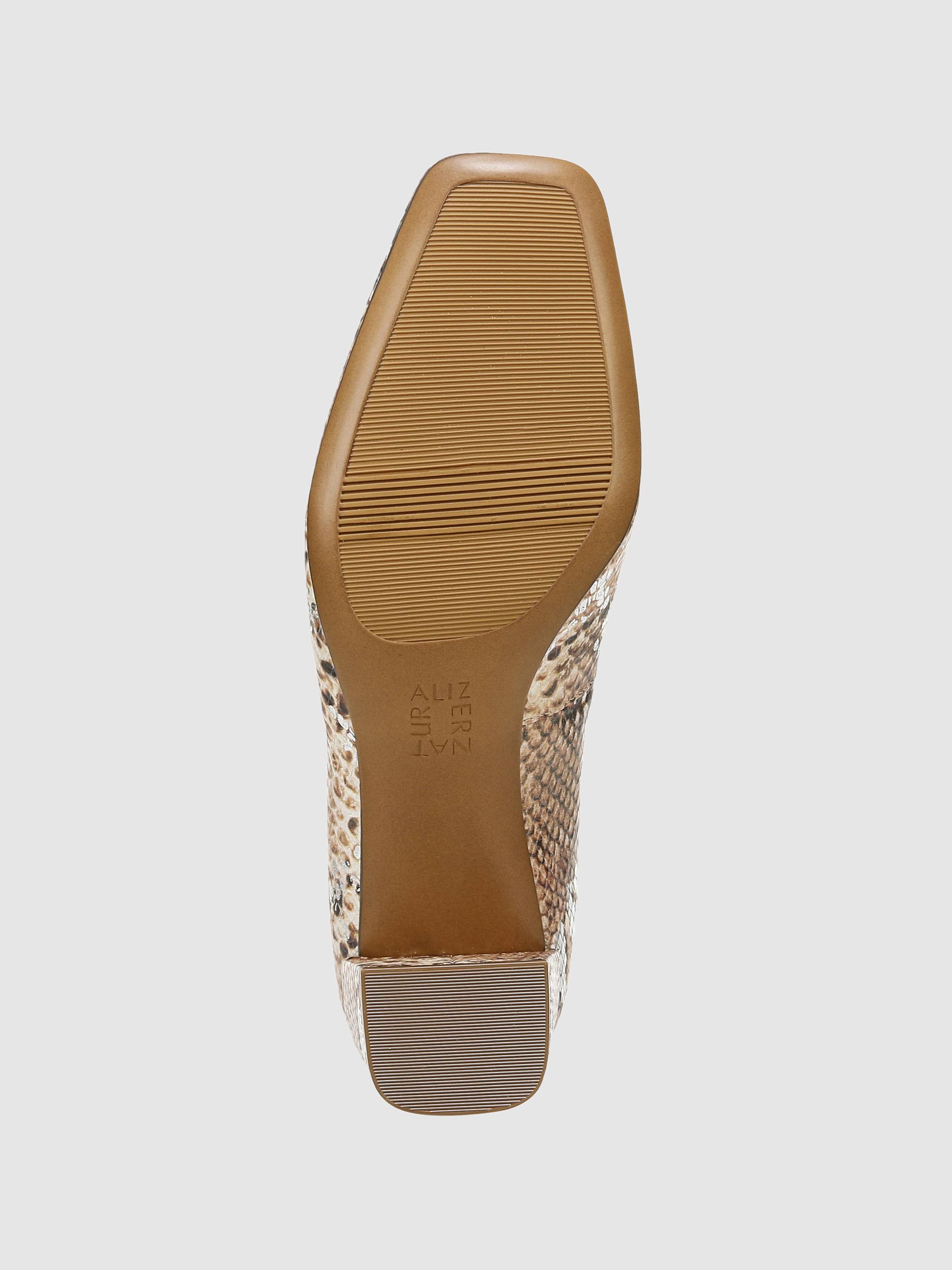Naturalizer Karina Pumps - Tan Metallic Snake Leather