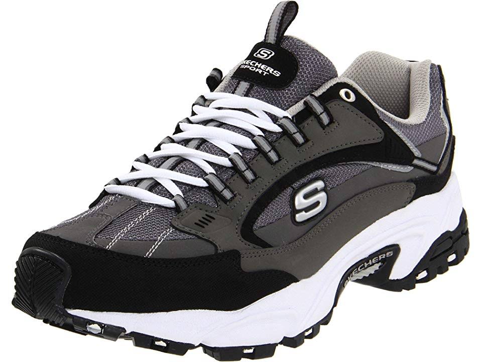 Skechers Men's Stamina Nuovo, Charcoal/Black
