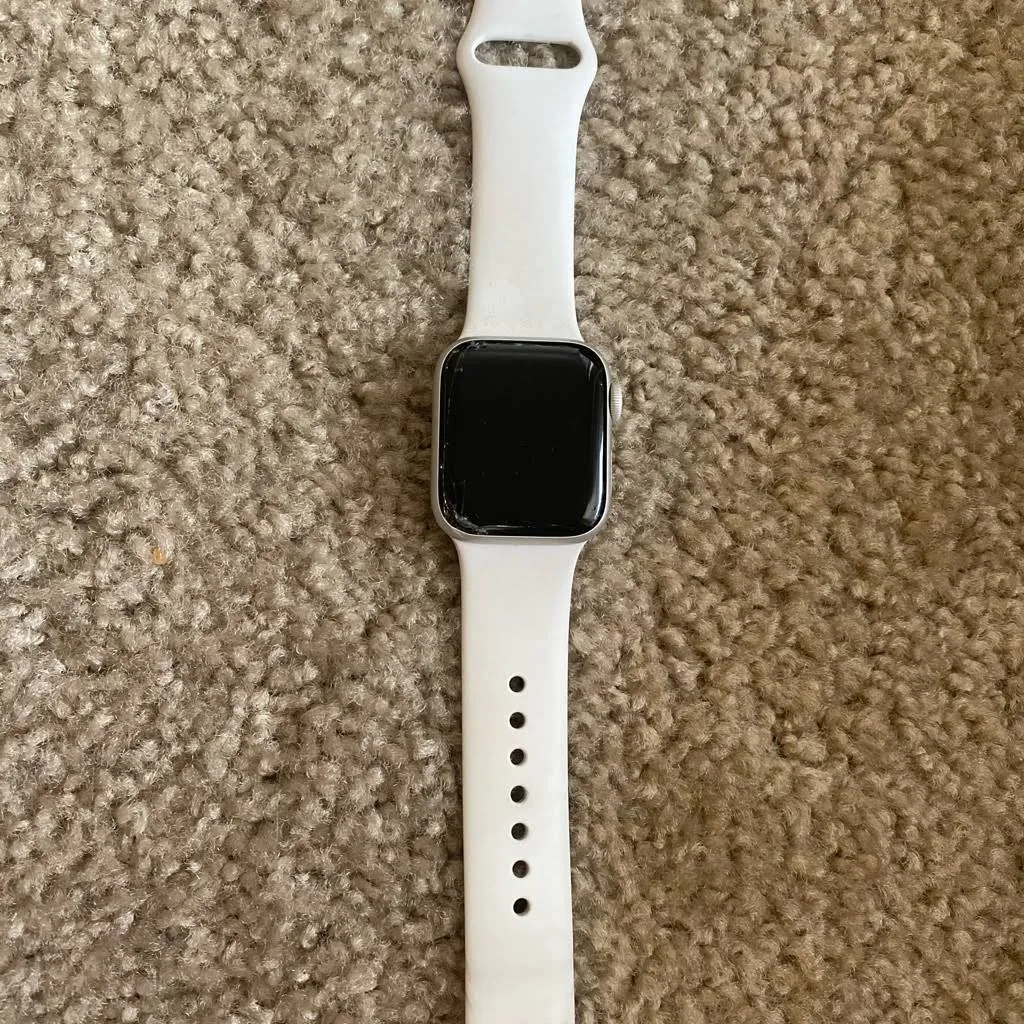 Apple Other | Perfectly Working Apple Watch Series 5! | Color: Silver/White | Size: Os | Ghalenbeck&s Closet
