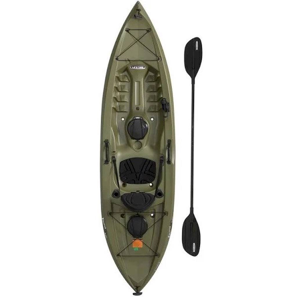 Lifetime Angler Fishing Kayak, Sit-On-Top, 52 lb., 90818