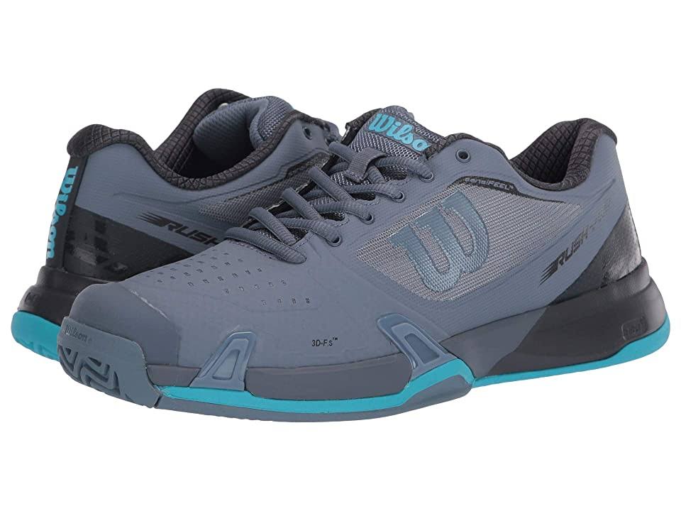 Wilson Men's Rush Pro 2.5 Tennis Shoes (Flint Stone/Ebony/Ultra Blue)