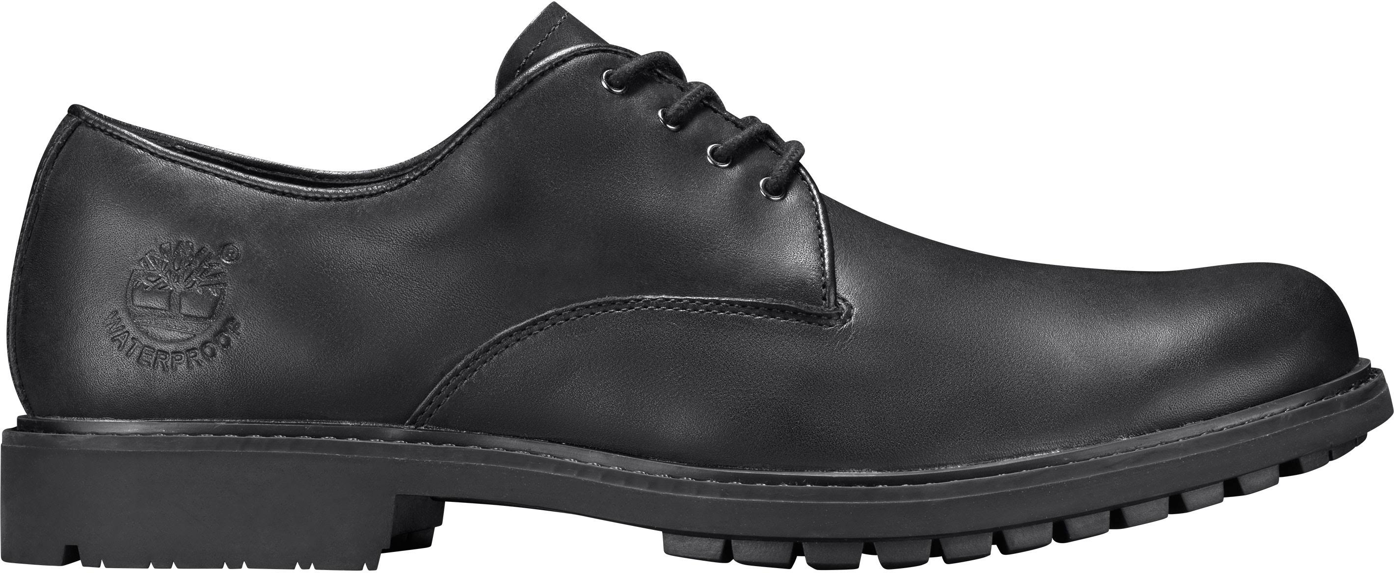 Timberland Men's Stormbuck Plain Toe Waterproof Derby - Black 7