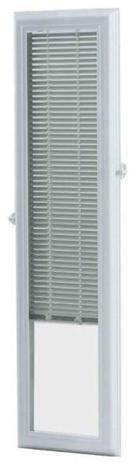 ODL Enclosed Door Sidelights with Blinds, White