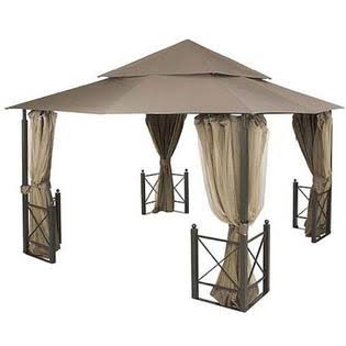 Hampton Bay Replacement Canopy for 12 ft. x 12 ft. Harbor Gazebo Canopies Fabric