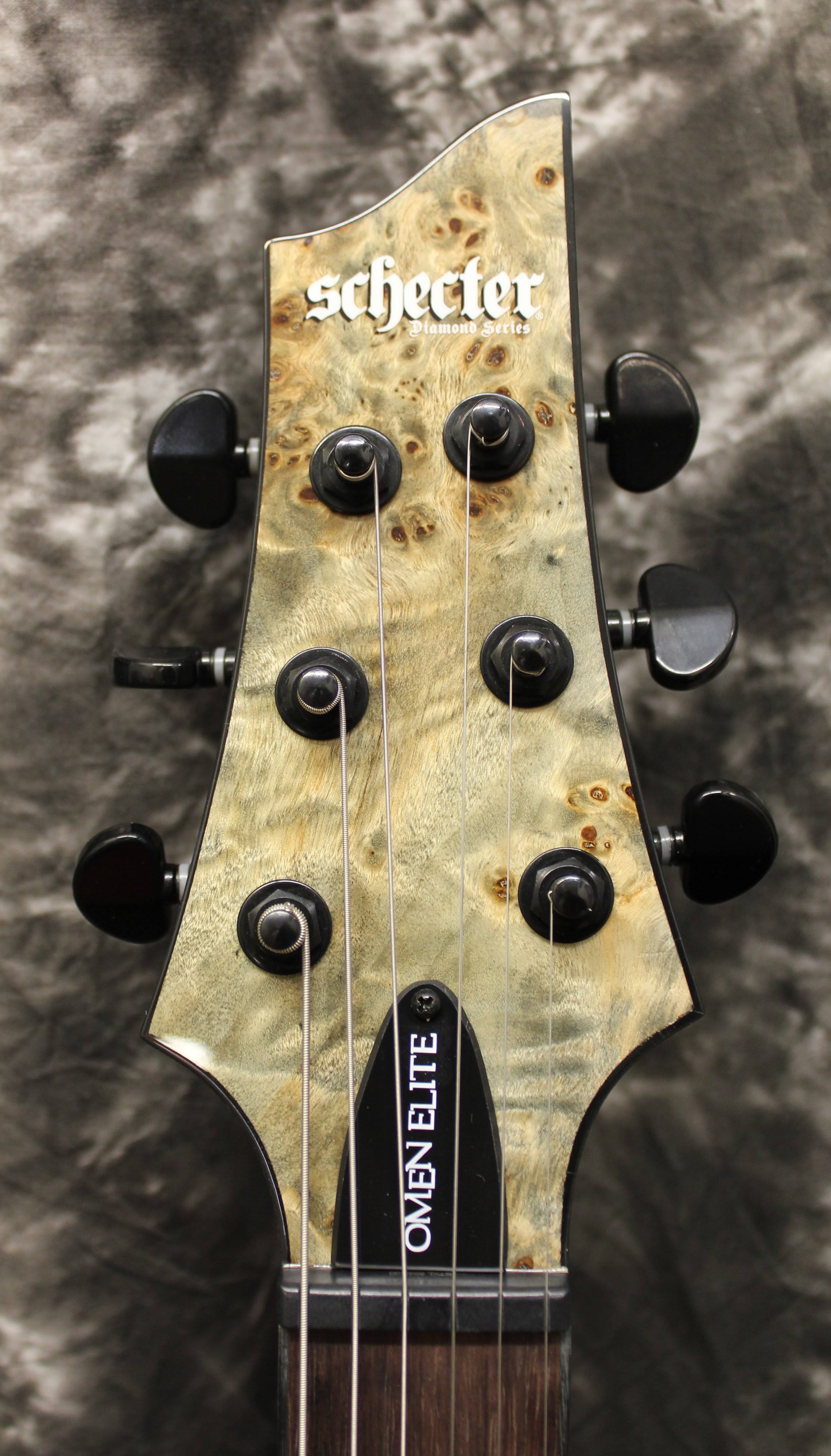 Schecter 2451 Omen Elite 6 Guitar, Rosewood Fretboard, Charcoal Finish