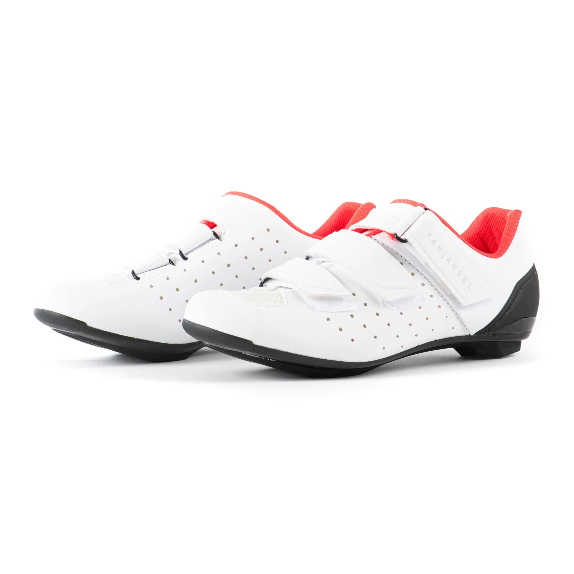 Van Rysel Men's 500, Sportive Road Cycling Shoes in Snowy White