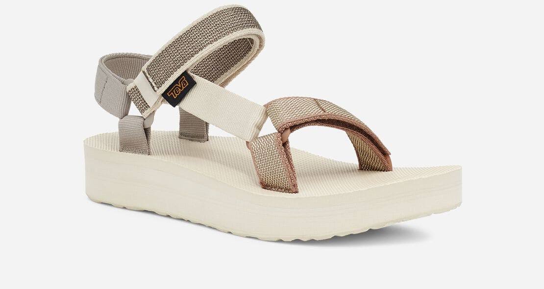 Teva Women's Midform Universal Karina - White Swan Metallic Multi - 7