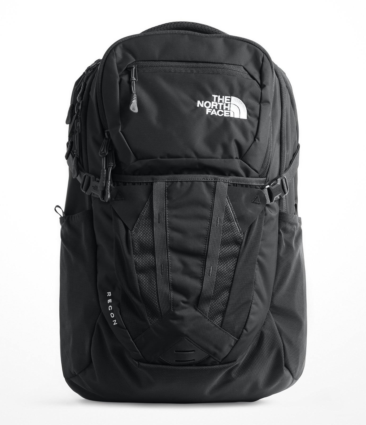 The North Face Recon Backpack - Women's - TNF Black Heather/Burnt Coral Metallic