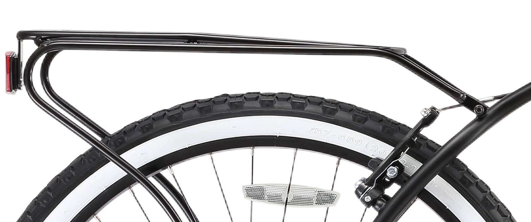 Sixthreezero 24 inch 3 Speed Beach Cruiser Bicycle with Rear Rack - Women's Bike Around The Block Teal Blue