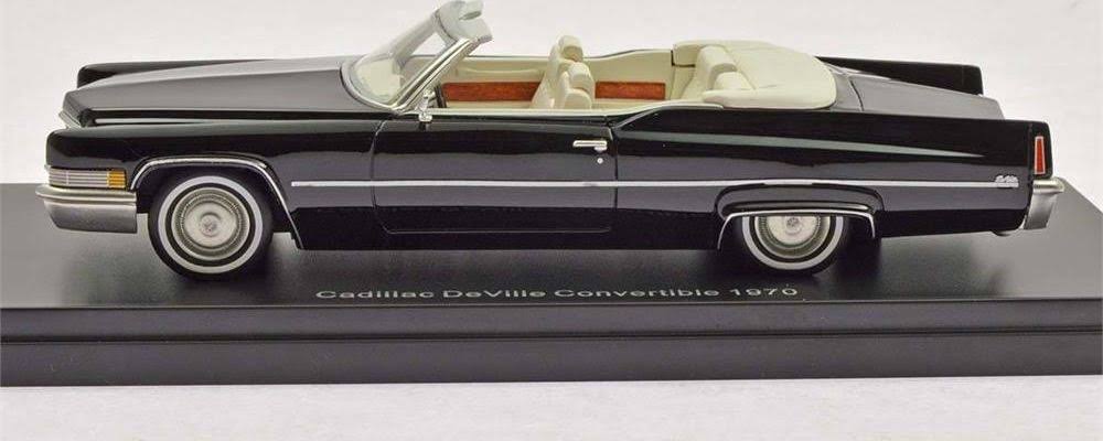 Diecast Car - Cadillac DeVille Convertible, Black, RHD