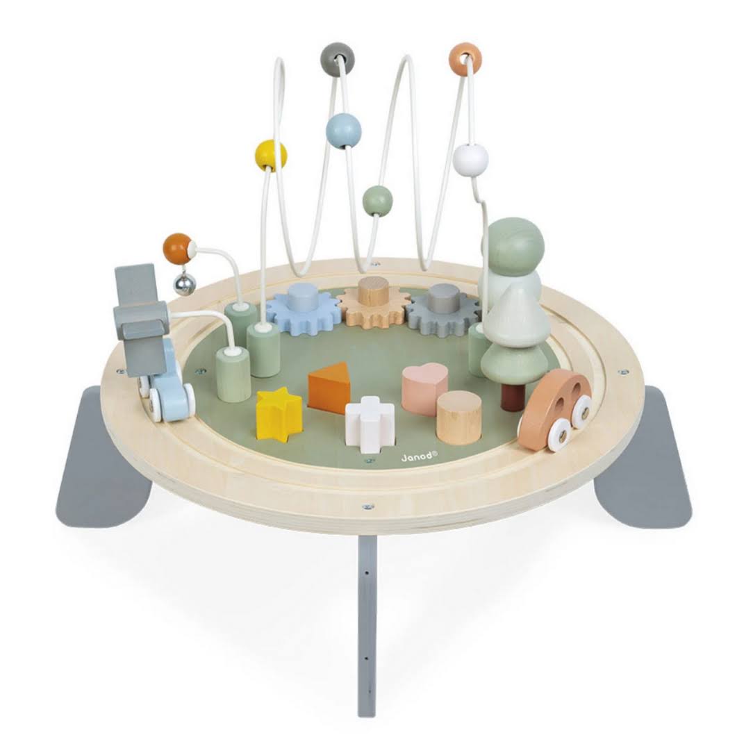 Janod - Sweet Cocoon Activity Table - Multicoloured