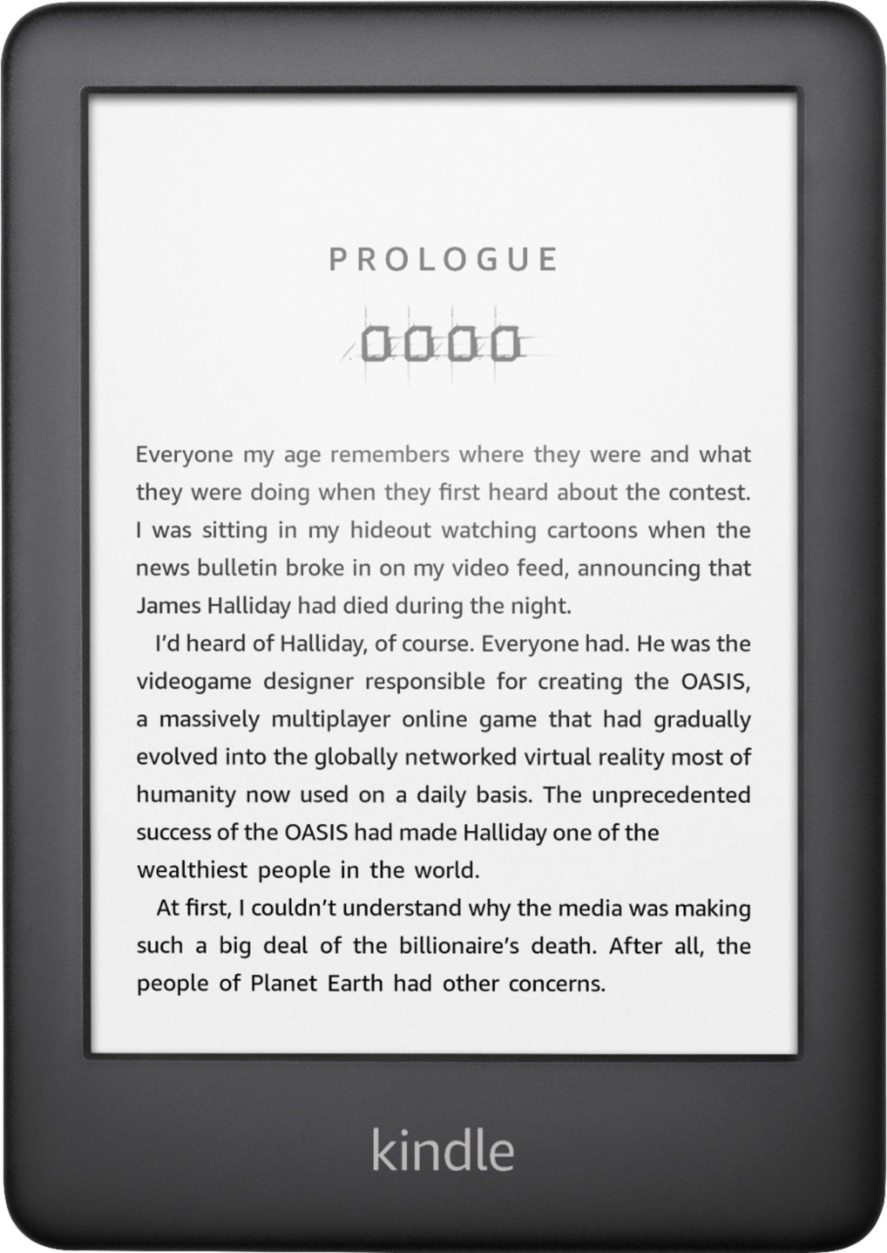 Amazon - All-New Kindle - Now with A Built-In Front Light - Black