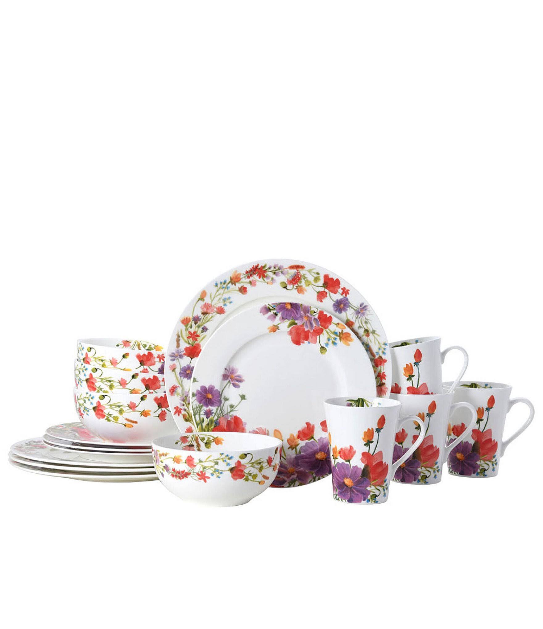 Mikasa Maisie 16-Piece Dinnerware Set Service for 4