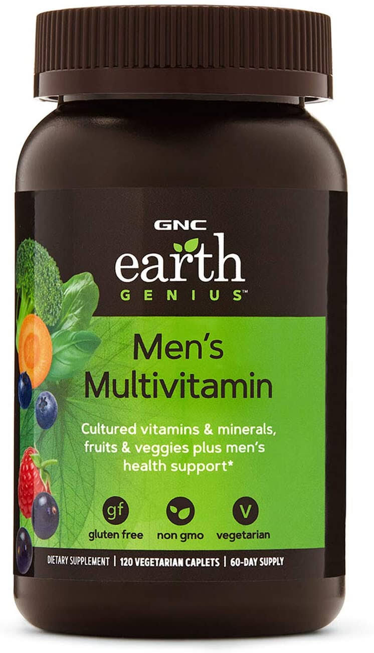 GNC Earth Genius Men's Multivitamin - 120 Vegetarian Caplets