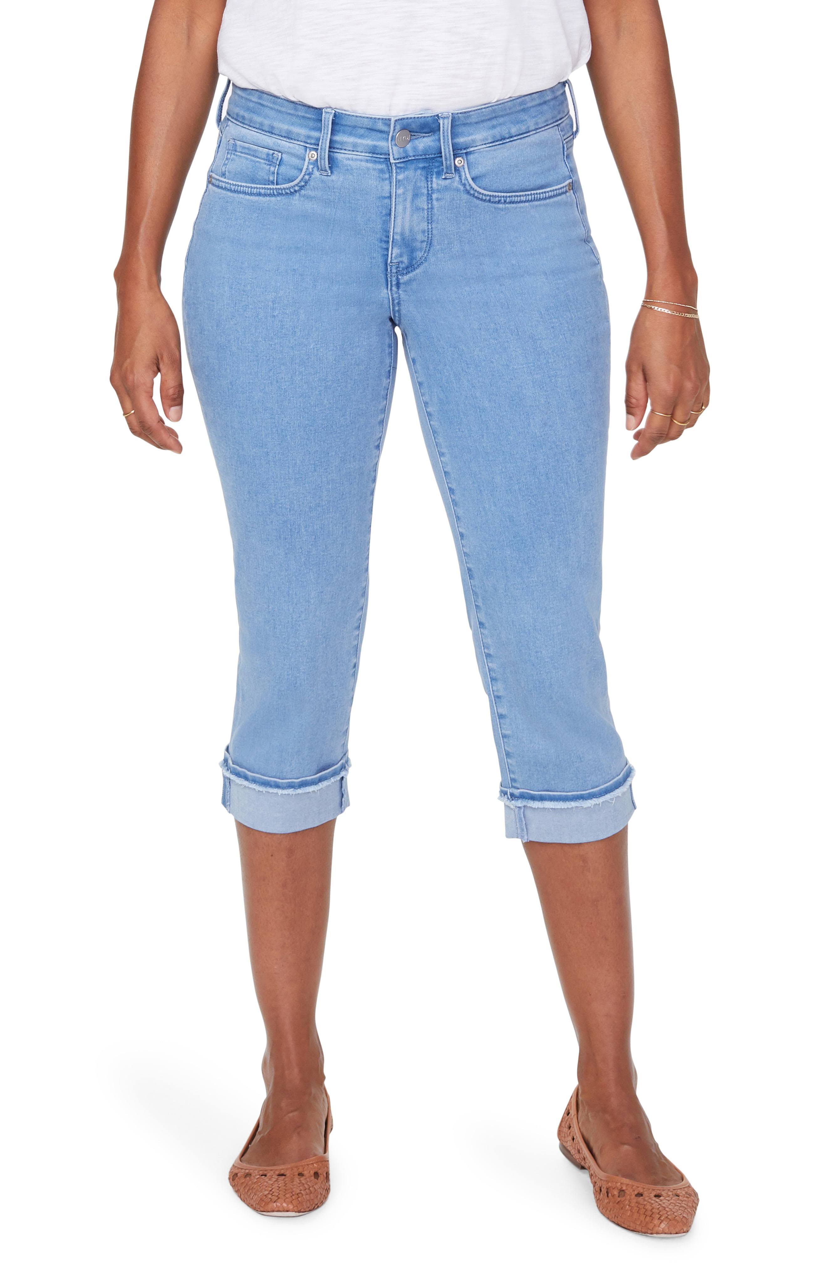 Nydj Women's Marilyn Straight Crop Jeans in Belle Isle, Regular, Size: 6 | Denim