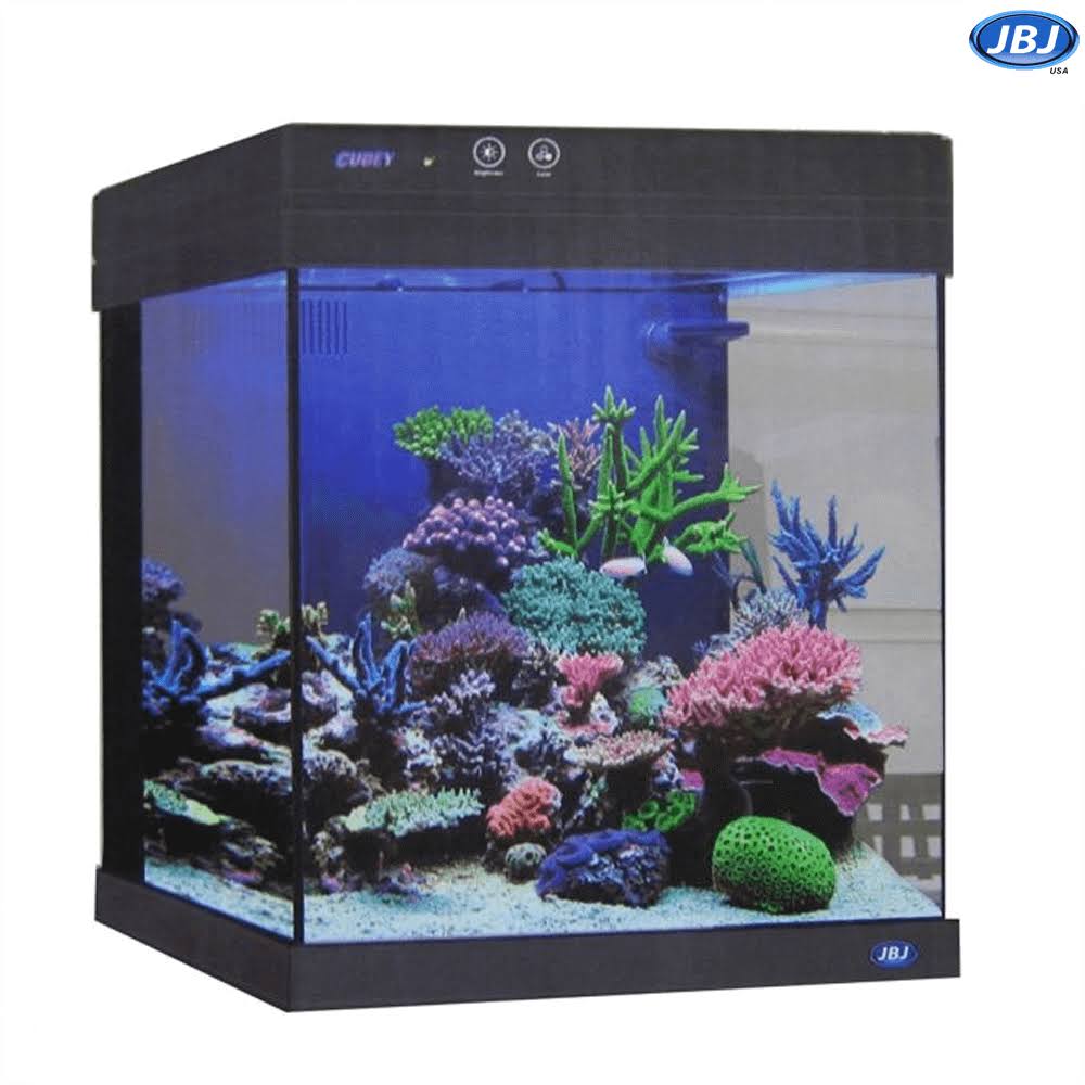 JBJ 15 Gallon White Cubey Aquarium