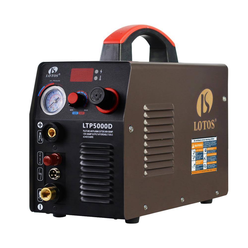 Lotos Ltp5000d Non-Touch Pilot Arc Plasma Cutter - 110/220VAC 1/2 inch