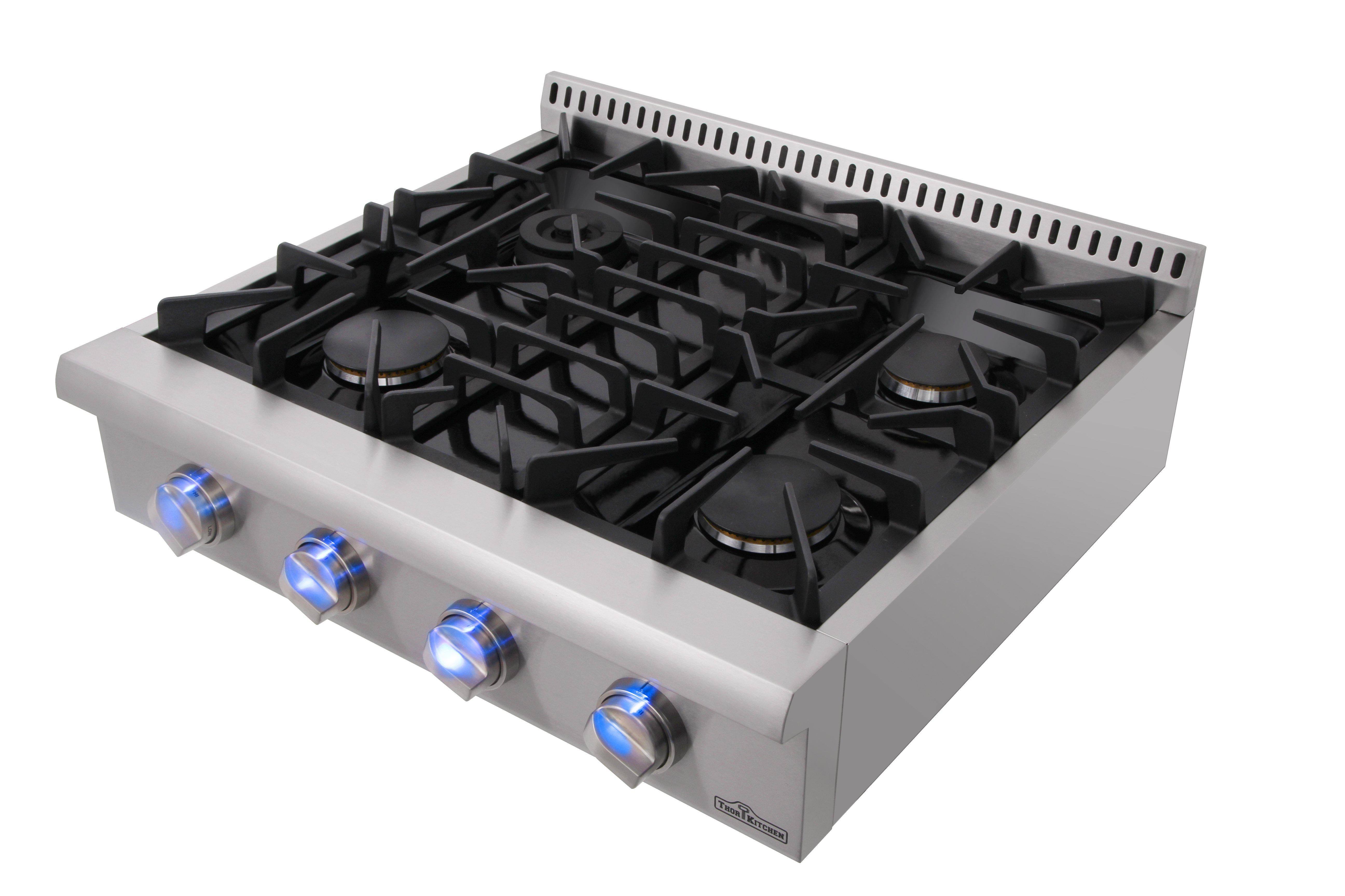 Thor Kitchen 30x22 GAS Rangetop Stainless Steel HRT3003U