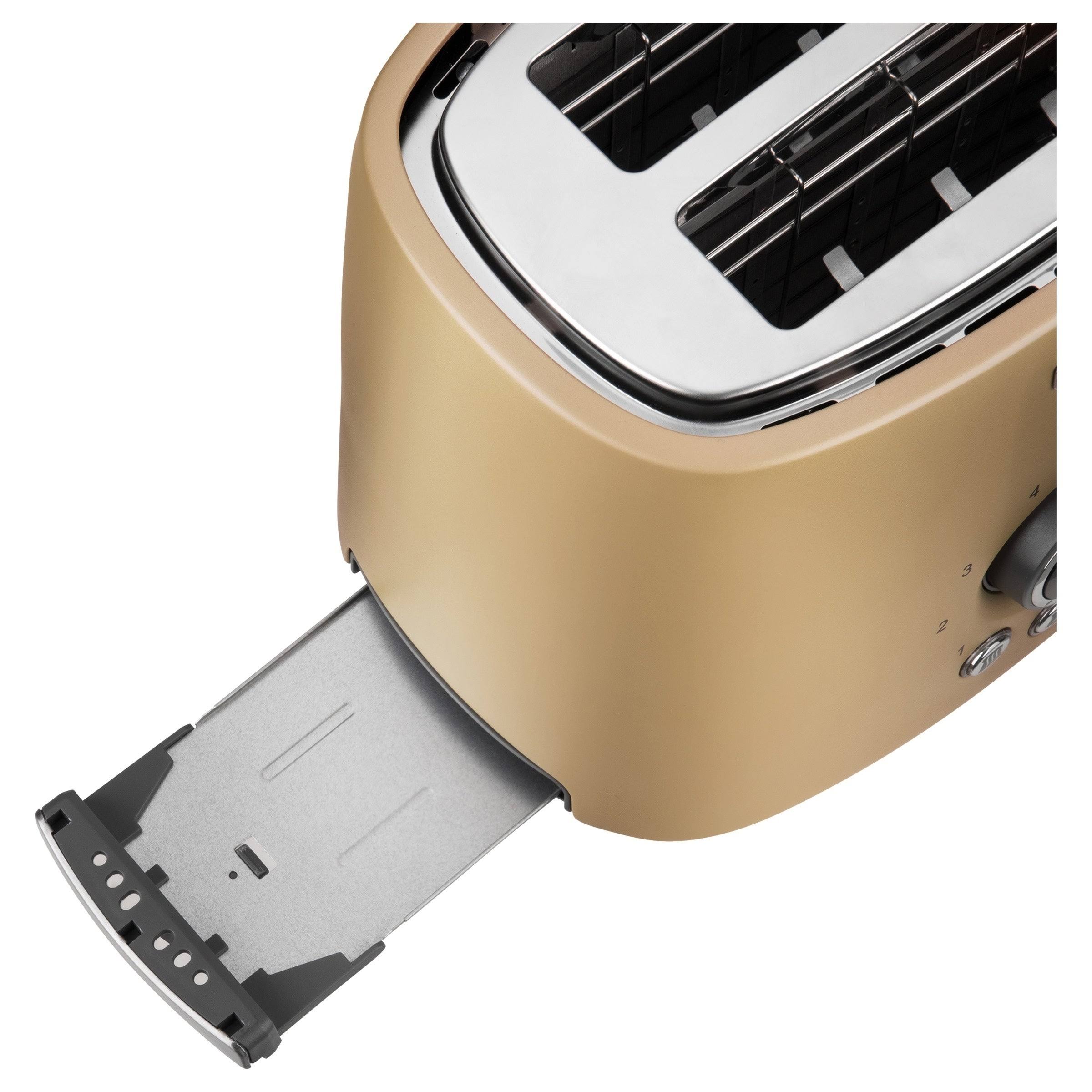 Sencor 2-Slot Toaster with Rack Champagne
